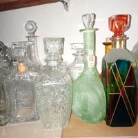 Bottiglie e brocche in vetro vari modelli