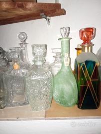 Bottiglie e brocche in vetro vari modelli