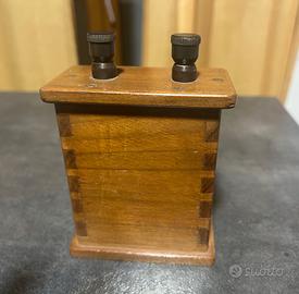 Pila in legno - Vecchia pila campione al cadmio