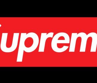 SUPREME Cappello Uomo Nero con logo