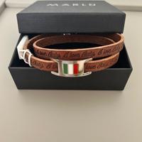 Bracciale Marlù uomo in pelle