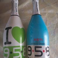 2 bottiglie santero 9-5-8 vino spumante dry 750 ml