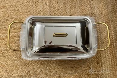 Pirofila con manici placcato oro 24kt gottinghen