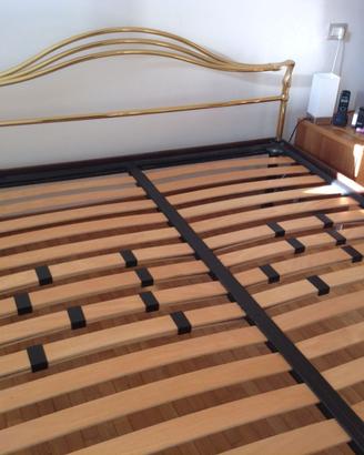 Letto matrimoniale Lipparini  in ottone