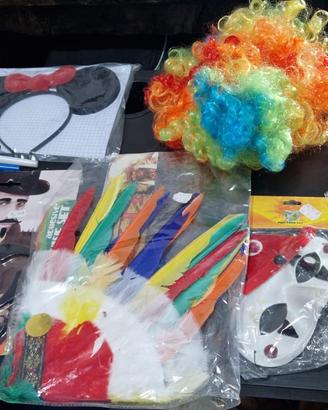 Stock accessori vari di carnevale