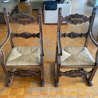 Coppia di sedie “Capitavola”