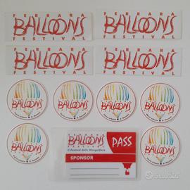 Adesivi Balloons  Fiesta Ferrara.