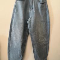 Jeans strass balloon