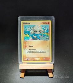Carta Pokémon Meditite 56 Stamped Ita Vintage Nm