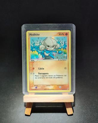 Carta Pokémon Meditite 56 Stamped Ita Vintage Nm