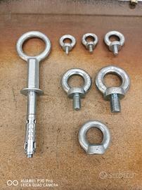 occhiolo da ponteggio e golfare maschio e femmina 