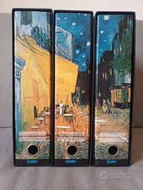 Set 3 raccoglitori Kaos Van Gogh
