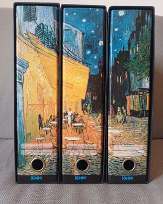 Set 3 raccoglitori Kaos Van Gogh