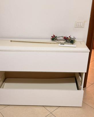 Cassettiera Ikea bianca