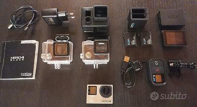 GoPro HERO4 BLACK, 2 batterie orig, LCD BackPac