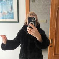 Pelliccia di visone nero