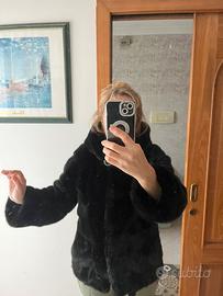 Pelliccia di visone nero
