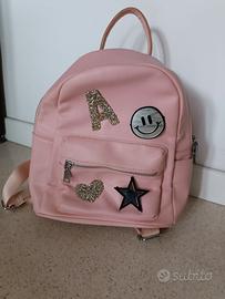 Zainetto similpelle rosa 