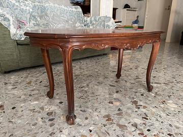 Tavolino da salotto stile Luigi Filippo vintage