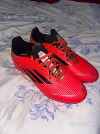f50 rosse adidas adizero taglia 41,5 scarpe calcio