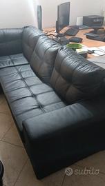 Divano ad angolo con contenitore 