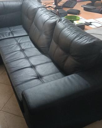 Divano ad angolo con contenitore 