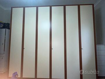 Armadio 6 ante – 290x270 cm – Usato in buone condi