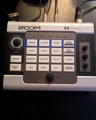Zoom V3 vocal processore harmonizer