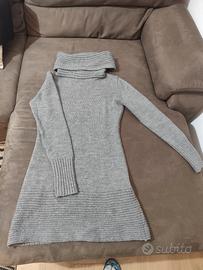 Vestito/maglione grigio
