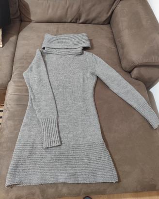 Vestito/maglione grigio