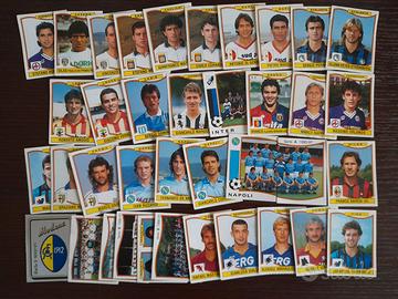 38 figurine diverse 1990 1991 calciatori panini