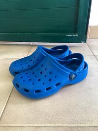 Sabot in gomma blu elettrico Unisex