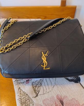 borsa nera in ecopelle