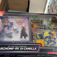 Collezione premium garchomp ex di camilla pokemon