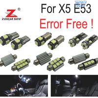 KIT 20 LAMPADE LED INTERNE BMW X5 E53 2000-2006