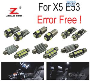 KIT 20 LAMPADE LED INTERNE BMW X5 E53 2000-2006