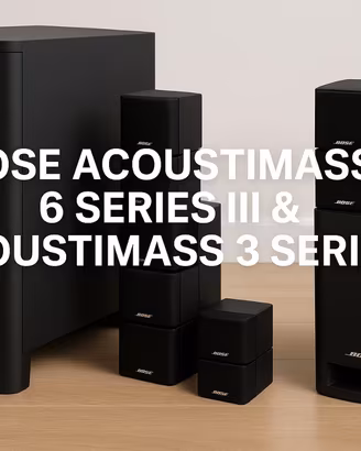 BOSE Acoustimass 6 Serie III + 3 Serie IV