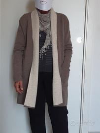 Maxi Cardigan misto lana e angora