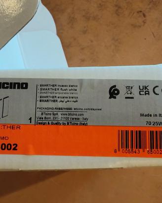 Termostato da incasso Smarther 2 bianco