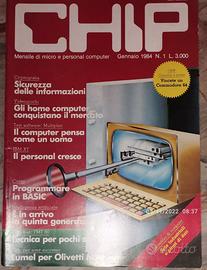 Rivista vintage d'informatica "CHIP"