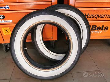 PNEUMATICI DUNLOP FASCIA BIANCA MT90B16  USATE 