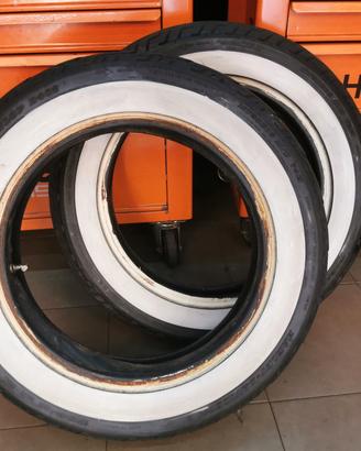 PNEUMATICI DUNLOP FASCIA BIANCA MT90B16  USATE 