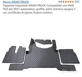 Set tappetini MAN TGX color ANTRACITE