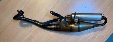 Marmitta scooter completa usata Leovince TT 4075