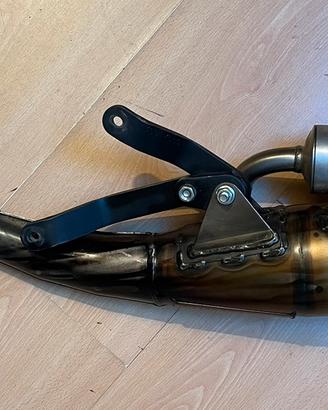 Marmitta scooter completa usata Leovince TT 4075