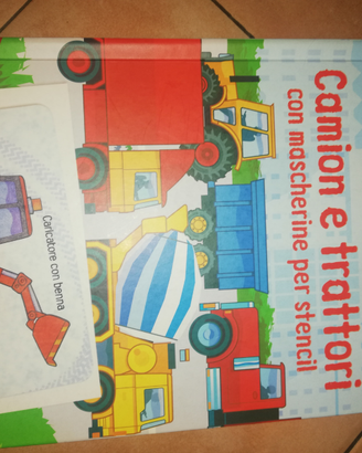 Libro con maschere per disegno