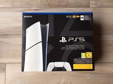 ps5 nuova slim digital versione opaco con garanzia
