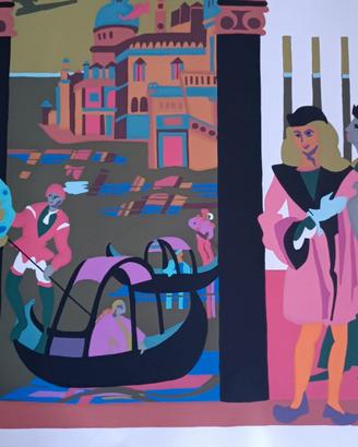 Serigrafie Philippe Artias: "Omaggio a Carpaccio"