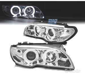 FARI BMW E46 COUPE 03-06 XENON OCCHI ANGEL CCFL FO
