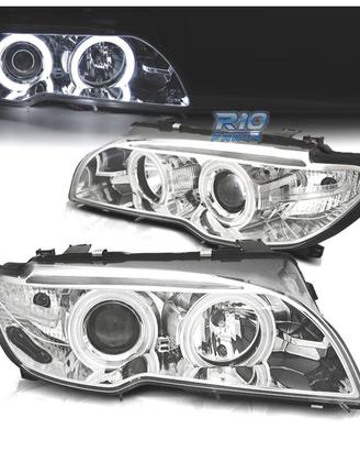 FARI BMW E46 COUPE 03-06 XENON OCCHI ANGEL CCFL FO